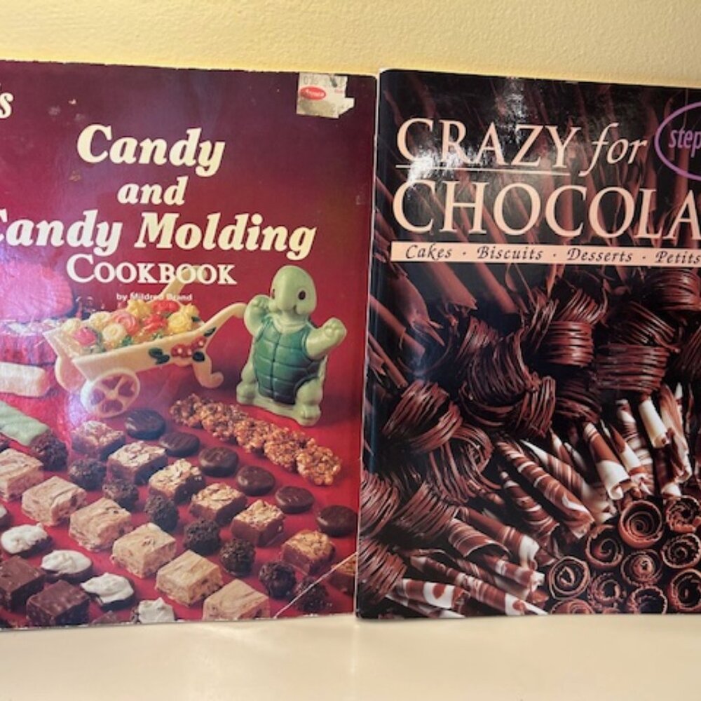 Ideals Candy & Candy Molding  + Crazy for Chocolate Step by Steps Books